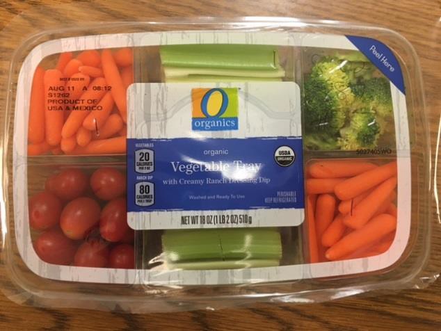 Mann Packing Voluntarily Issuing Class 1 Recall Of O Organics Organic Vegetable Tray With Creamy Ranch Dressing Dip Due To Mislabeled Ingredients That May Pose An Allergen Risk